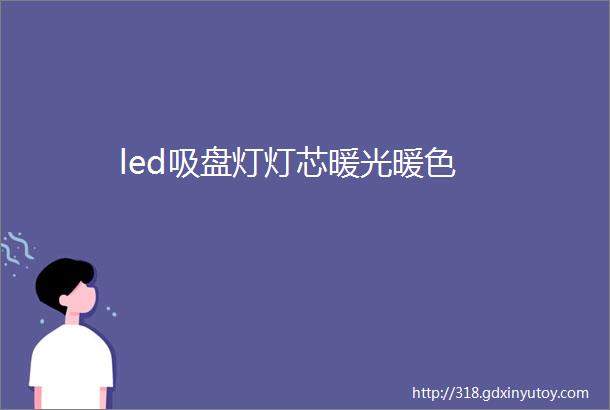 led吸盘灯灯芯暖光暖色